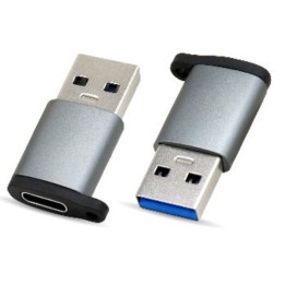 Adaptador USB V3.0 Tipo A Macho, a Tipo C He BROBOTIX 6000342