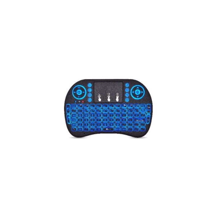 Teclado Mini Inalámbrico, Recargable, Ilumina BROBOTIX 963814