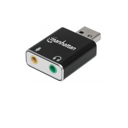 Convertidor USB a Audio MANHATTAN 152754