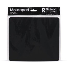 Mouse Pad Ultra Delgado Negro con Bolsa BROBOTIX 497264