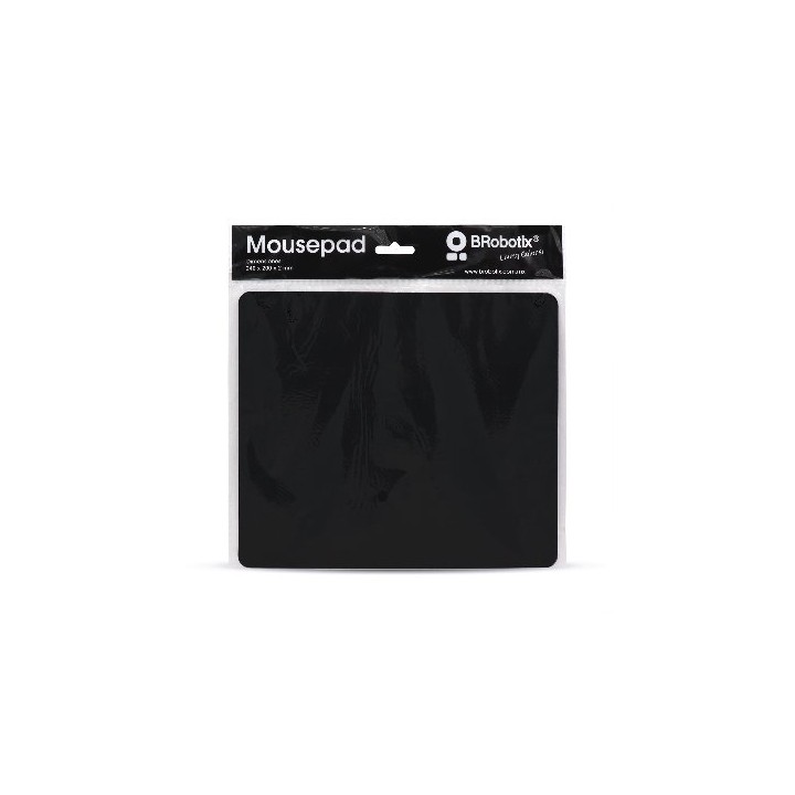 Mouse Pad Ultra Delgado Negro con Bolsa BROBOTIX 497264