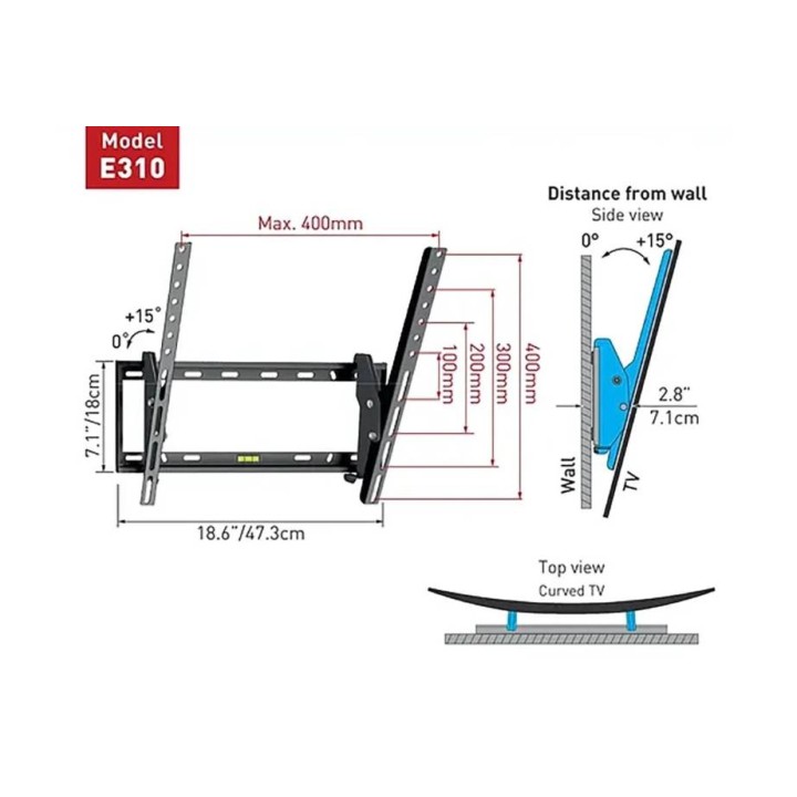 Soportes para TV BARKAN E310+