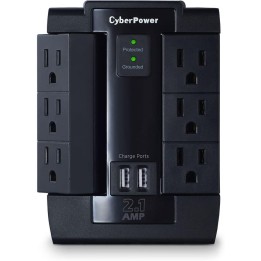 Supresor de Picos de Pared CyberPower P600WSURC1