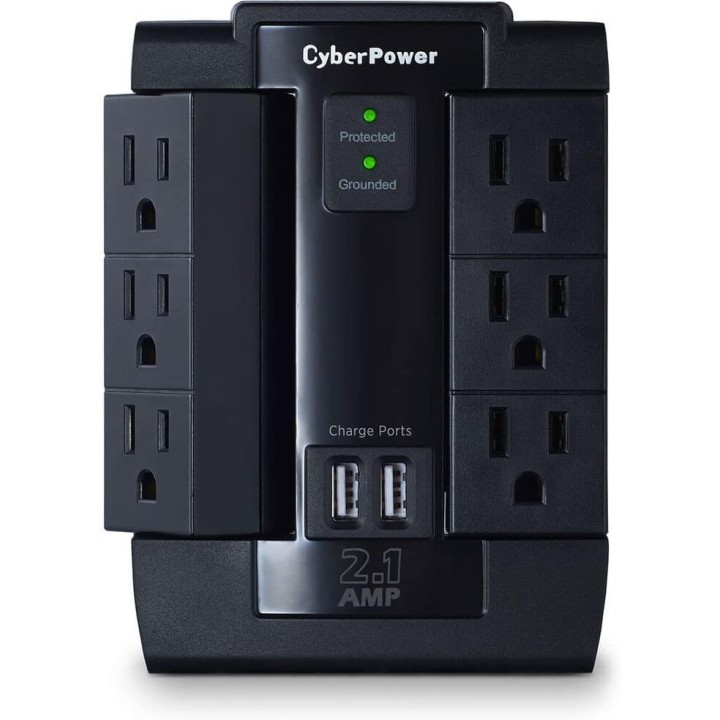 Supresor de Picos de Pared CyberPower P600WSURC1