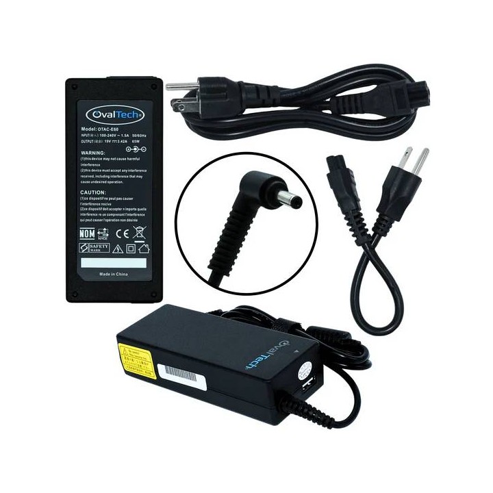 Adaptador de corriente OVALTECH OTAC-E60