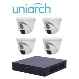 Kit de videovigilancia UNIARCH XVR301-04F/4*UAC-T112-F28