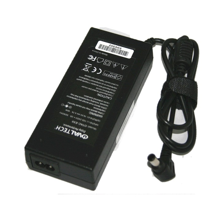 Adaptador para Computadora Portatil OVALTECH 19.5V/4.74AH C/Blister + USB