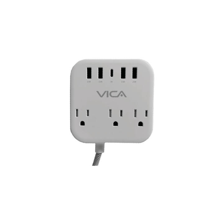 Centro Multicontactos VICA SUP USB 7P