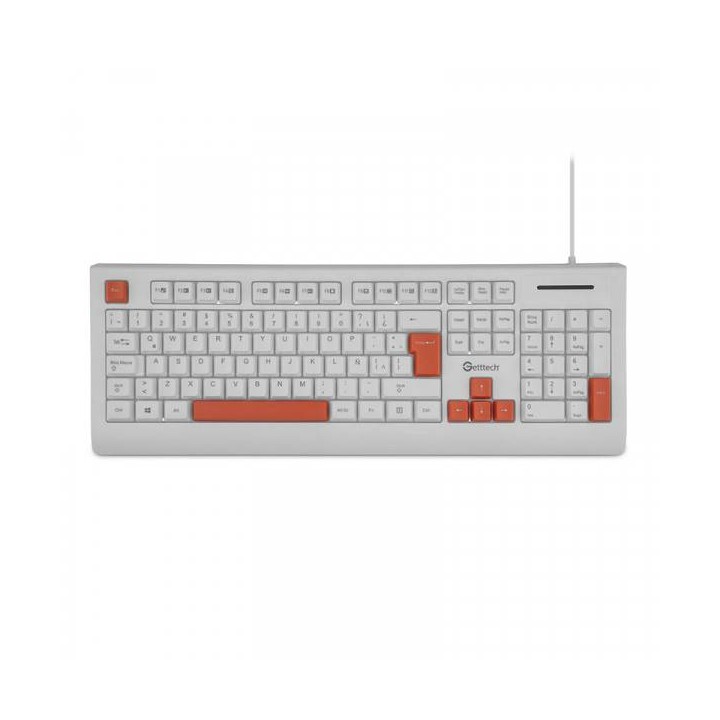 Teclados GETTTECH GGK-ESMWR-02-WH