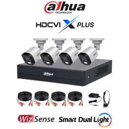Kits de Videovigilancia Dahua Technology KITXVR1B04-I/T/4-B1A21N-U-IL-A-0280B