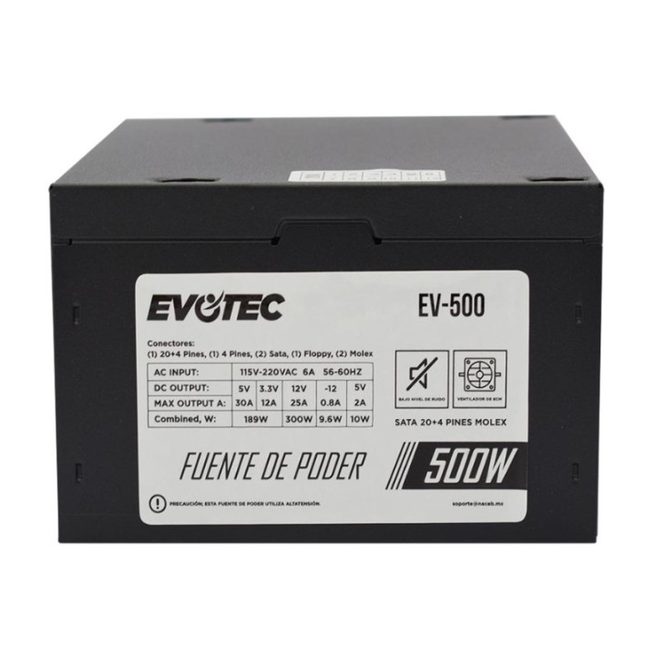 Fuente de Poder EVOTEC EV-500