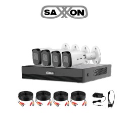 Kit de videovigilancia SAXXON KIT/XVR1E04-I/4-B20M-