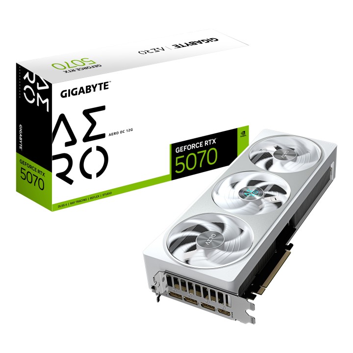 Tarjetas de Video GIGABYTE GV-N5070AERO OC-12GD