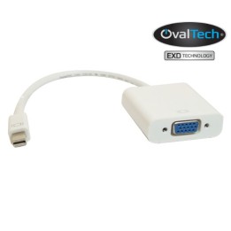 Adaptador Mini DisplayPort a VGA OVALTECH OVMDP-VGA