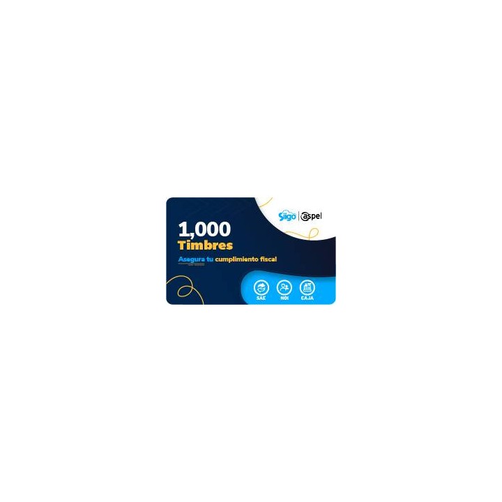 Timbres Fiscales ASPEL PAQUETE DE 1000 TIMBRES
