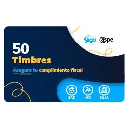 Timbres Fiscales ASPEL FACTE/50 Electrónicos