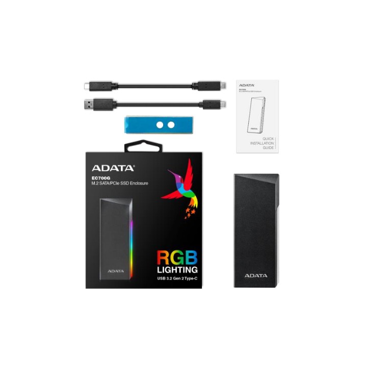 Gabinete de Unidad de Estado Solido ADATA AEC700GU32G2-CGY