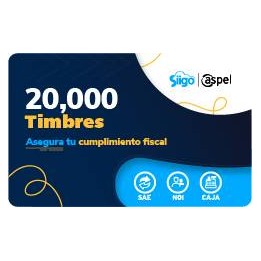Timbres Fiscales ASPEL FACTE/20,000