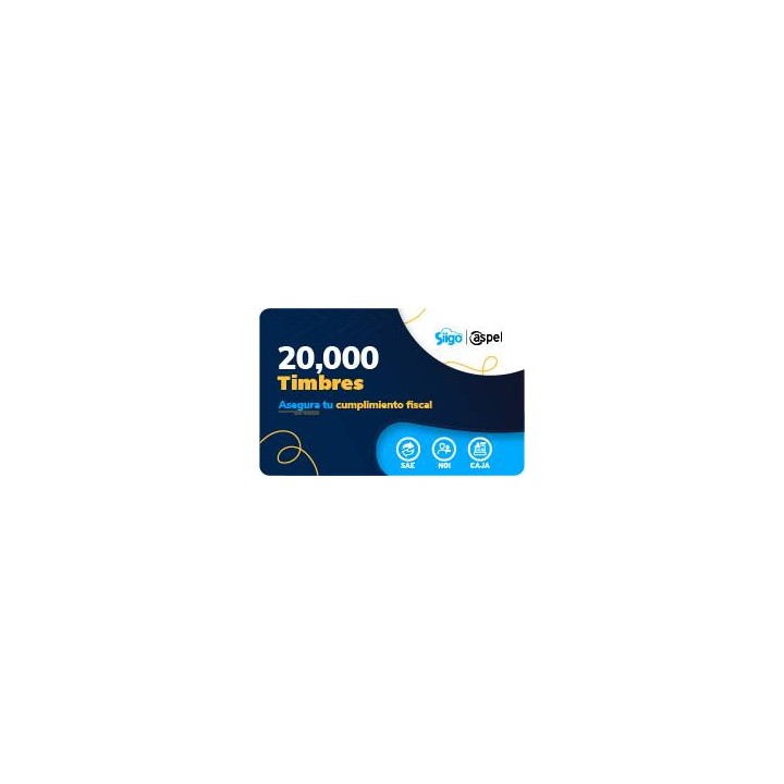 Timbres Fiscales ASPEL FACTE/20,000