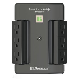 Protector de voltaje, 2500 VA /2000 W, 6 cont KOBLENZ PV-2500 D