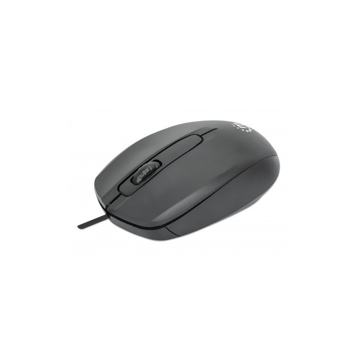 Mouse USB Óptico con Cable MANHATTAN 190190