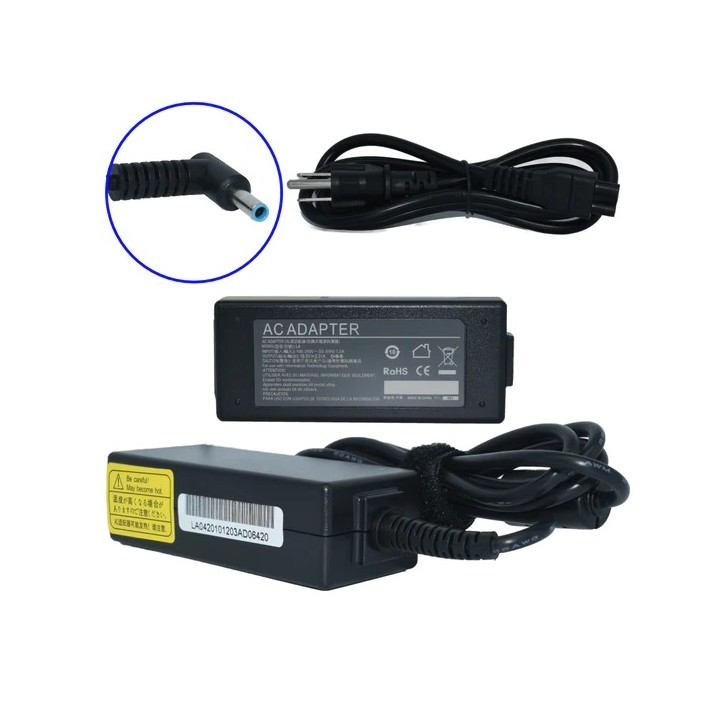 Cargador de Laptop GENERICO 45W AC-HP AZUL